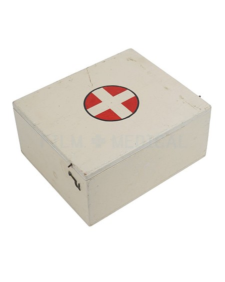 Period Wooden First Aid Box